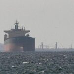 Two Indian LPG carriers crossing Strait of Hormuz